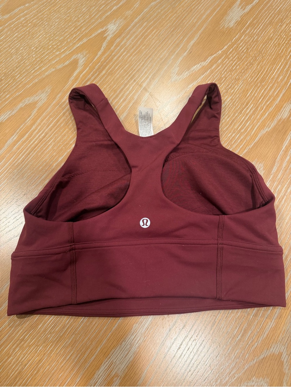 lululemon athletica Racerback Sports Bra - Burgundy